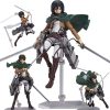 14cm Attack on Titan Levi Ackerman Anime Figure ARTFX J Mikasa Ackerman Action Figure Shingeki no 3 - Attack On Titan Store