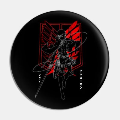 Levi Shingeki No Kyojin Pin Official Attack on Titan Merch