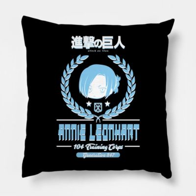 Attack On Titan Annie Leonhart Throw Pillow Official Attack on Titan Merch