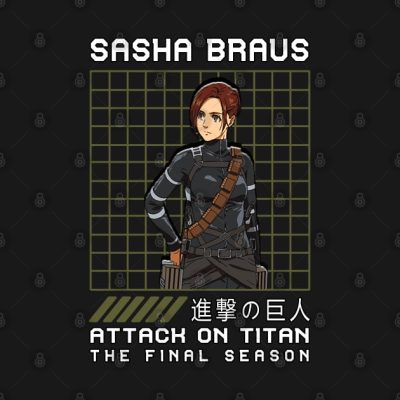 Sasha Braus Tank Top Official Attack on Titan Merch