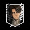 Levi Attack On Titan Throw Pillow Official Attack on Titan Merch