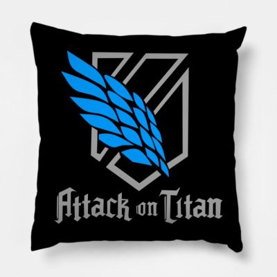 Attack On Titan Wings Of Freedom Throw Pillow Official Attack on Titan Merch