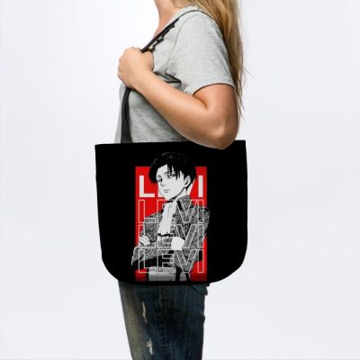 Levi Ackerman Typography Tote Official Attack on Titan Merch