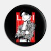 Levi Ackerman Typography Pin Official Attack on Titan Merch