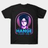 Hange Zoe Attack On Titan Retrowave T-Shirt Official Attack on Titan Merch