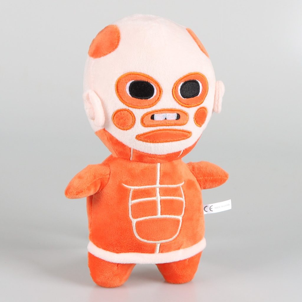 25cm Chibi Titans 2 Plush Toy Cartoon Animation Attack On Titan Cute Stuffed Soft Toy Dolls 2 - Attack On Titan Store