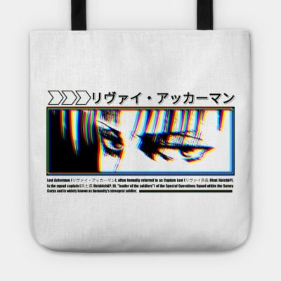 Levi Ackerman Glitch Tote Official Attack on Titan Merch