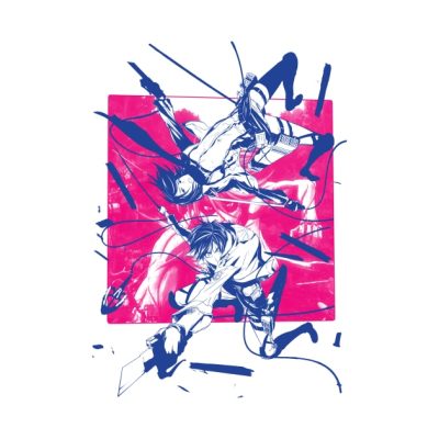 Eren Mikasa Light Tapestry Official Attack on Titan Merch