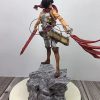36cm Mikasa Ackerman Attack On Titan Anime Figure Rival Shingeki no Kyojin Levi Ackerman Action Figure 5 - Attack On Titan Store