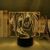 3d Lamp Anime Attack on Titan Annie Leonhart for Room Decor Light Battery Powered Child Birthday - Attack On Titan Store