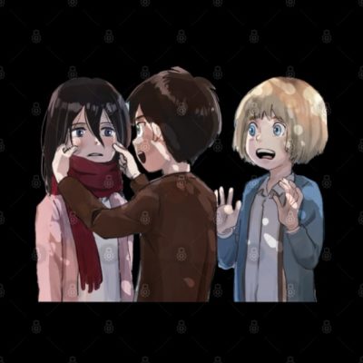 Eren Armin And Mikasa Attack On Titan Attack On Ti Tapestry Official Attack on Titan Merch