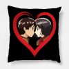 Eren And Mikasa Attack On Titan Throw Pillow Official Attack on Titan Merch