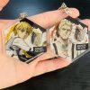 6CM Anime Attack On Titan Figure Levi Ackerman Mikasa Ackerman Armin Arlert Cosplay Acrylic Keychains Fans 3 - Attack On Titan Store