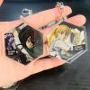 6CM Anime Attack On Titan Figure Levi Ackerman Mikasa Ackerman Armin Arlert Cosplay Acrylic Keychains Fans 4 - Attack On Titan Store