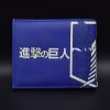 Anime Attack on Titan Eren Jaeger Mikasa Ackerman Cartoon Wallet With ID Card holder Student Coin 1 - Attack On Titan Store