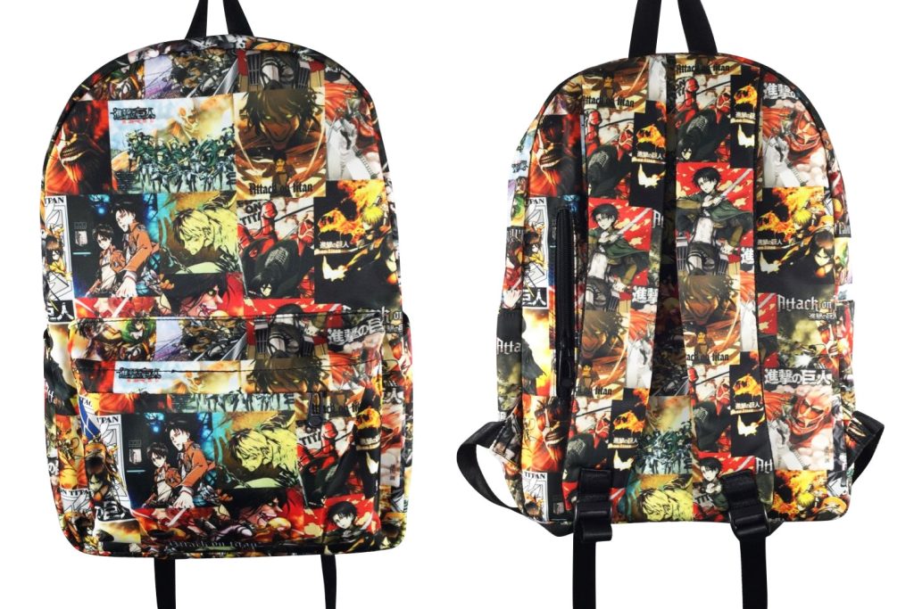 Anime Attack on Titan Wings Freedom Backpack Full Print Rucksack Bag School BookBags Laptop Women Men - Attack On Titan Store