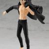 Anime Eren Jaeger Figure Attack On Titans Final Season Black Cloak Dress Up Model Toy Anime 1 - Attack On Titan Store