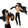Anime Eren Jaeger Figure Attack On Titans Final Season Black Cloak Dress Up Model Toy Anime - Attack On Titan Store