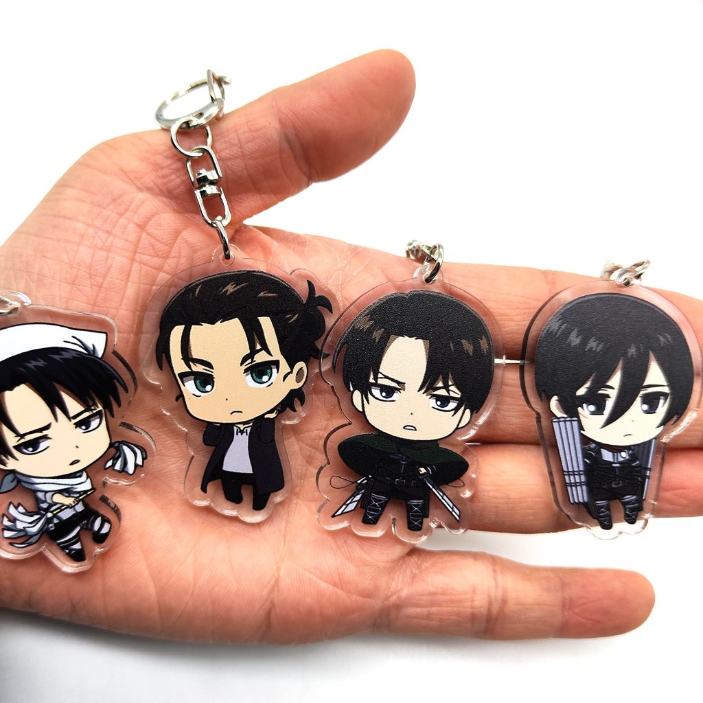 Anime Keychain Attack on Titan Cute Cartoon Keychain Car Accessories for Men Bag Pendant Shingeki No 1 - Attack On Titan Store