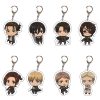 Anime Keychain Attack on Titan Cute Cartoon Keychain Car Accessories for Men Bag Pendant Shingeki No - Attack On Titan Store