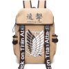 Attack on Titan Shingeki no Kyojin Eren Scouting Legion Bag Cartoon Canvas Backpack Cosplay Unisex Travel - Attack On Titan Store