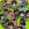 Cartoon Figure Attack on Titan Acrylic Key chain Anime Shingeki No Kyojin Eren Mikasa Levi Keychains 5 - Attack On Titan Store