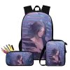 Cartoon Popular Cool Attack on Titan 3pcs Set Backpack 3D Print School Student Bookbag Laptop Daypack 3 - Attack On Titan Store