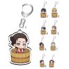 Classic Anime Attack on Titan Keychain Lovely Shower Barrel Series Figures Key Chain Backpack Car Accessories 1 - Attack On Titan Store