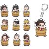 Classic Anime Attack on Titan Keychain Lovely Shower Barrel Series Figures Key Chain Backpack Car Accessories - Attack On Titan Store