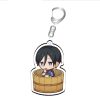 Classic Anime Attack on Titan Keychain Lovely Shower Barrel Series Figures Key Chain Backpack Car Accessories 5 - Attack On Titan Store