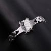 H F New Unisex Charming Attack On Titan Shingeki No Kyojin Metal Bracelet Wings Punk Style 3 - Attack On Titan Store