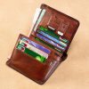 High Quality Genuine Leather Wallet Attack on Titan Symbol Printing Card Holder Male Short Purses BK770 3 - Attack On Titan Store