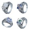 Hot Japanese Anime Attack on Titan Ring Rose Sword Horse Wings of Freedom Cosplay Jewelry Souvenir - Attack On Titan Store