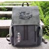 Japanese Anime Backpack Shoulder Bag Demon Slayer Tokyo Ghoul Attack On Titan Printing Casual Canvas Bag 2 - Attack On Titan Store