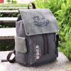 Japanese Anime Backpack Shoulder Bag Demon Slayer Tokyo Ghoul Attack On Titan Printing Casual Canvas Bag 3 - Attack On Titan Store