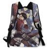 Levi Students School Bags Boy Girl Fashion Attack On Titan Eren Mikasa Anime Teens Books Backpack 3 - Attack On Titan Store