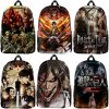 New Attack on Titan School Bags for Girls Boys Children Anime Backpack Students School Bags Notebook - Attack On Titan Store