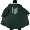 Scouting Regiment Attack on Titan AOP Hooded Cloak Coat NO HOOD Mockup - Attack On Titan Store