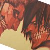 TIE LER Anime Attack on Titan Poster Kraft Paper Vintage Posters Home Room Art Wall Stickers 3 - Attack On Titan Store