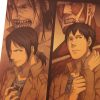 TIE LER Attack On Titan Japanese Cartoon Comic Style Kraft Paper Wall Stickers Bar Poster Decorative 2 - Attack On Titan Store