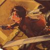 TIE LER Classic Retro Attack on Titan Posters Japanese Anime Kraft Paper Livingroom Bedroom Bar Home 2 - Attack On Titan Store