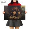 TIE LER Japanese Anime Kraft Paper Poster Attack On Titan Posters Room Bar Home Art Painting - Attack On Titan Store