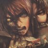 TIE LER Japanese Anime Kraft Paper Poster Attack On Titan Posters Room Bar Home Art Painting 2 - Attack On Titan Store