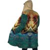 Trippy Attack on Titan AOP Hooded Cloak Coat SIDE Mockup - Attack On Titan Store