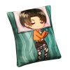 Two Dimensional Anime Attack On Titan Plushie Eren Levi Mikasa Ackerman Shingeki No Kyojin Cushion Pillow 4 - Attack On Titan Store