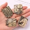 Wholesale Attack On Titan Brooch Pin Wings of Liberty Freedom Scout Regiment Legion Survey Recon Corp 5 - Attack On Titan Store