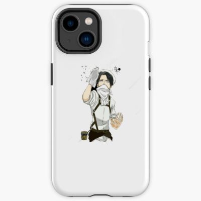 Levi Cleaning Service Moment Iphone Case Official Attack on Titan Merch