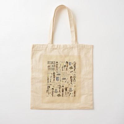 Love Sets Tote Bag Official Attack on Titan Merch