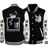 2021 New Arrival Bomber Jacket Men Long Sleeve Casual Baseball Uniform Coat Attack on Titan Shingeki - Attack On Titan Store