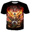 2023 New Anime Attack On Titan 3D Printed T shirt Men Women Fashion Casual Harajuku Style - Attack On Titan Store